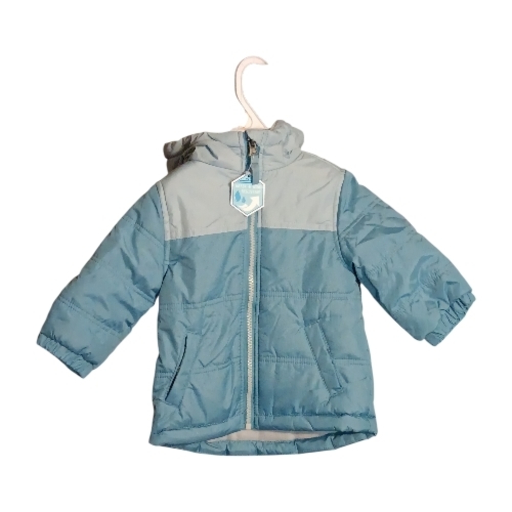 Stylish Kids Light Blue Puffer Jacket